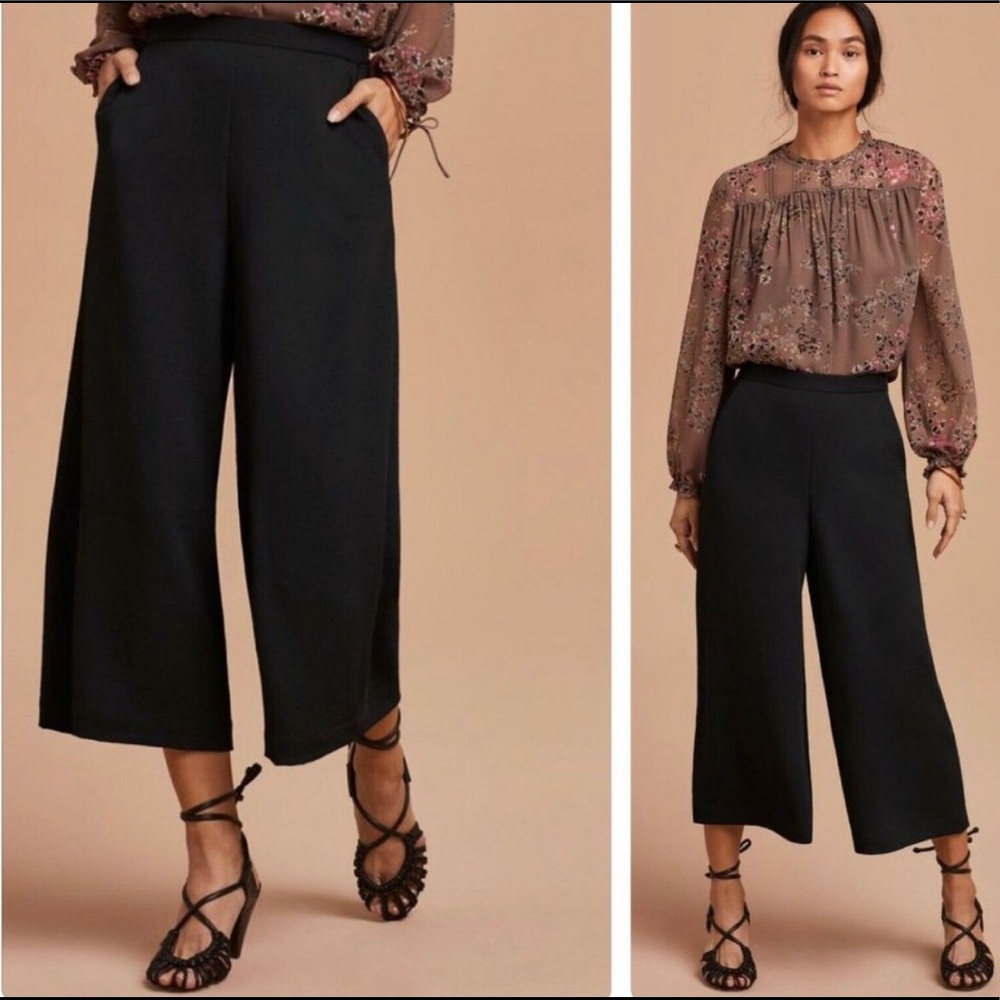 (3 for $120) Wilfred Aritzia Lalemant Culotte Wide-Leg Pants - Picture 1 of 5